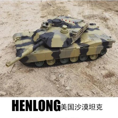 Henglong ̱  ũ RC Ʈ  ,   ,   ƿ, 1/24 ü߰ Abrams M1a2